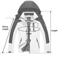 MAGCOMSEN-Chaqueta de esquí impermeable para mujer, abrigo de nieve con aislamiento, cálido, a prueba de viento, con capucha, forrado de lana, Invierno - details 4