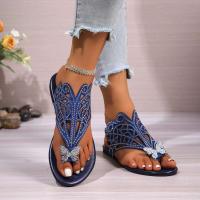 Sandalias de verano a la moda para mujer, nueva correa en espiga para exteriores, diseño redondo antideslizante, transpirable, ligero, resistente al desgaste, uso en la playa - details 2