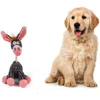Juguete de Peluche en Forma de Burro Resistente a Mordiscos Entrenamiento Dental Alivio del Estrés - details 5