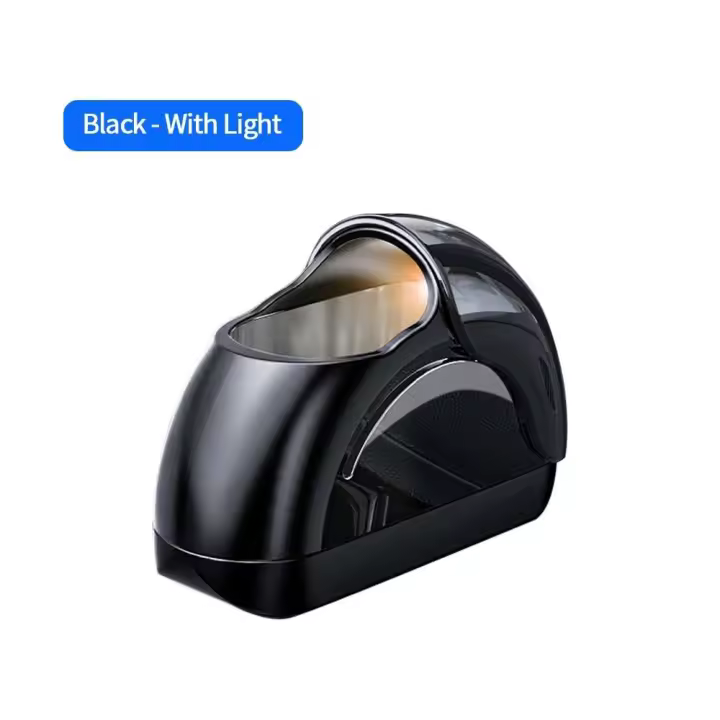 Cenicero LED para Coche de Alta Gama A Prueba de Viento, No se Cae, Diseño de Deslizamiento Lateral Único para Interior - 1