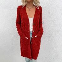 Suéteres de punto para mujer, cárdigan informal, abrigos de punto para mujer, otoño - details 4