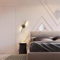 Lámpara LED de Pared Interior, 16W, 1800LM, GOECO, 3000K/6500K, Luz Blanca Cálida/ Blanca Fría, 1800LM, Blanco/Negro - details 8