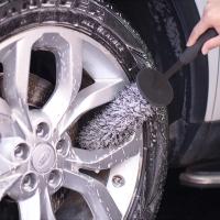Súper cepillo para lavado de coches, cepillo Premium de felpa para ruedas, mango antideslizante, llantas fáciles de limpiar, radios, barril de rueda, accesorios para coche. - details 4