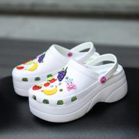 Sandalias clásicas blancas para mujer, zuecos de jardín, zapatos de playa informales, hogar - details 3