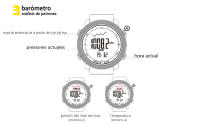 NORTH EDGE Apache3-reloj táctico para hombre, barómetro, brújula, resistente al agua hasta 50m - details 7