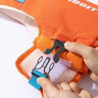 Chaleco salvavidas ajustable para natación de mascotas, chaleco de seguridad de poliéster con superflotabilidad, ropa reflectante para salvar vidas para perros - details 11