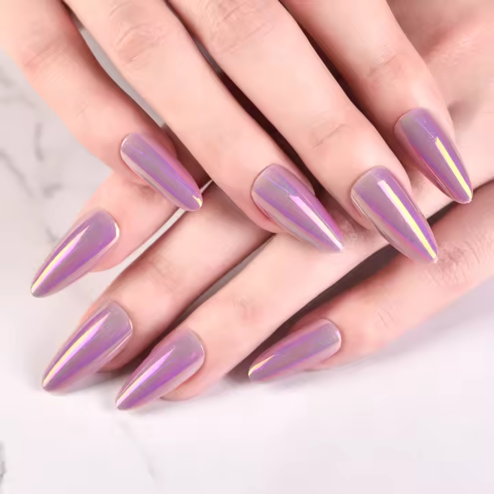 KADS-puntas de uñas postizas profesionales, 500 piezas, con gradiente brillante, de colores, fáciles de operar - 1