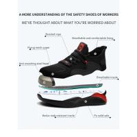 Zapatillas de seguridad informales para hombre, zapatos de trabajo con punta de acero, antigolpes, ANTIPERFORACIONES, indestructibles, botas protectoras - details 6