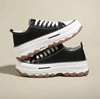 Moda primavera y otoño nuevos zapatos de lona de cintura baja para mujer pareja Casual de moda - details 0