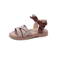 Sandalias de Verano para Niñas Zapatos de Princesa con Bordado de Flores Suela Suave - details 0