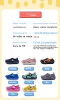 2025 primavera nuevos zapatos de bebé niños y niñas malla transpirable zapatos de playa de suela suave - details 0