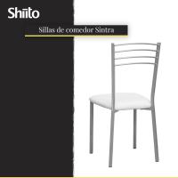 Pack de 2 Sillas de Cocina |   Asientos de Polipiel Blanco |   Modelo SINTRA - details 6