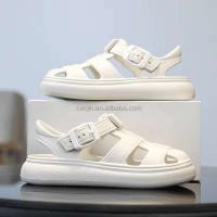 Nuevo 2025 zapatos para niños sandalias con diseño de hebilla clásica para niños niñas, sandalias suaves y cómodas, zapatillas, escuela 26 - details 9