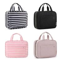 Neceser de viaje E74B para mujer, organizador grande de cosméticos y maquillaje con gancho para colgar, organizadores de almacenamiento - details 0