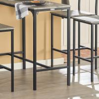 OGT14-N Conjunto Mesa Alta de Bar y 4 Taburetes con Respaldos Estilo Industrial,ES (Madera) - details 6