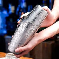Lata Boston de acero inoxidable con cola grabada, coctelera Martini, mezclador de bebidas, kits profesionales de barman - details 0
