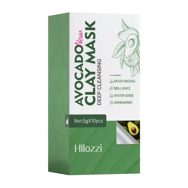 Mascarilla de Arcilla Desechable de Aguacate Limpieza Profunda, Suave, Antideslizante, Iluminadora del Tono de Piel Belleza Herramientas de Cuidado de la Piel Facial - 1