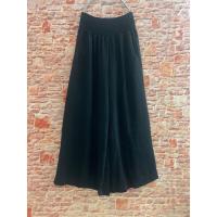 BUNO-Pantalones informales versátiles minimalistas para mujer, pantalones elásticos empalmados de cintura alta con bolsillos y pliegues, holgados, de color liso, a la moda, verano 2024 - details 11