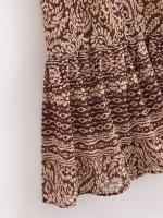 Ropa de mujer europea y americana vestido estampado decorativo laminado de mujer vestido popular regalo - details 8