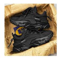 Zapatos De Deporte Para Hombre Moda Callejera Ligeros Y Cómodos Zapatillas De Gimnasio Con Cordones Blanco Plataforma Entrenadores - details 17