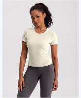 Camiseta de Yoga sin Costuras Camiseta Deportiva de Manga Corta para Mujer - details 14
