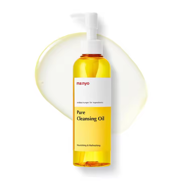 MANYO FACTORY Aceite de limpieza puro 6.7 fl oz (200 ml) Limpiador facial coreano, derretimiento de puntos negros, eliminación de maquillaje diario con argán - 1