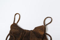 BUNO-Conjunto elegante de 2 piezas para mujer, camisola con borde de hongo, Tops y faldas largas, trajes ajustados de vacaciones a juego de verano - details 9