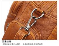 Nuevos bolsos de mujer retro europeos y americanos bolso de moda de un solo hombro oblicuo span bolso de cuero suave lavado - details 34