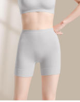 Pantalones cortos de seguridad de cintura alta para mujer, bragas protectoras, pantalones cortos de talla grande, ropa interior sin costuras, verano - details 2