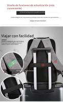 Ryanair-Mochila De Viaje Cabina Avion, equipo De Mano portátil Resistente al Agua y Antirrobo, 40x28x14 - details 2