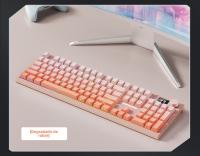 LT104 Teclado Tri-Modo RGB Personalizado Inalámbrico 2.4G Bluetooth Teclado Mecánico de Oficina - details 18
