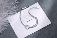 Pulsera De Beads Geométricas De Plata Esterlina 925 Para Mujeres Estilo Simple Y Temperamento Joyería De Mano Para Fiestas - details 33