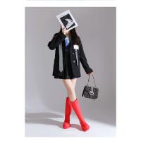Botas de Lluvia de Tacón Alto Impermeables Zapatos de Invierno Cálido para Mujeres con Boca Ancho - details 5