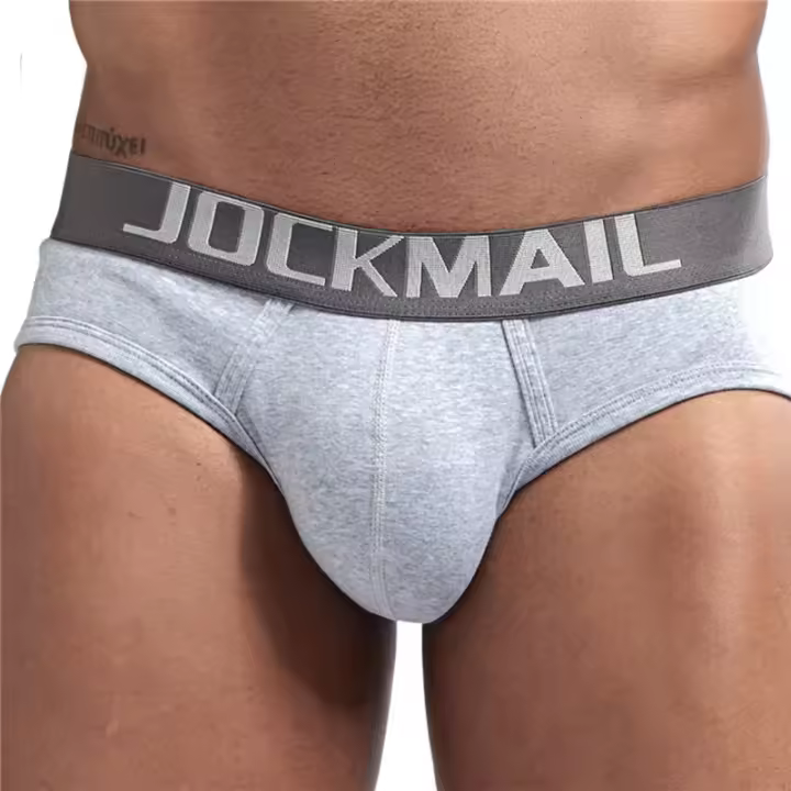 Marca JOCKMAIL, ropa interior de alta calidad para hombres, calzoncillos boxer de algodón boutique, bañadores gruesos de cintura baja, calzoncillos - 1