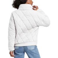 Chaqueta acolchada de manga larga para mujer, abrigo informal de primavera y otoño, Cuello de pie, con bolsillos - details 13