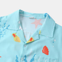 Camisa de manga corta para hombre, Camisa ajustada con estampado de flores fragmentadas, serie CS, primavera y verano, 2024 - details 38