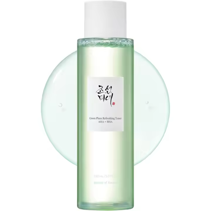 Beauty of Joseon Green Plum AHA BHA Tónico Esencia facial refrescante Hidratante Exfoliante suave Ácido salicílico Todo tipo, - 1