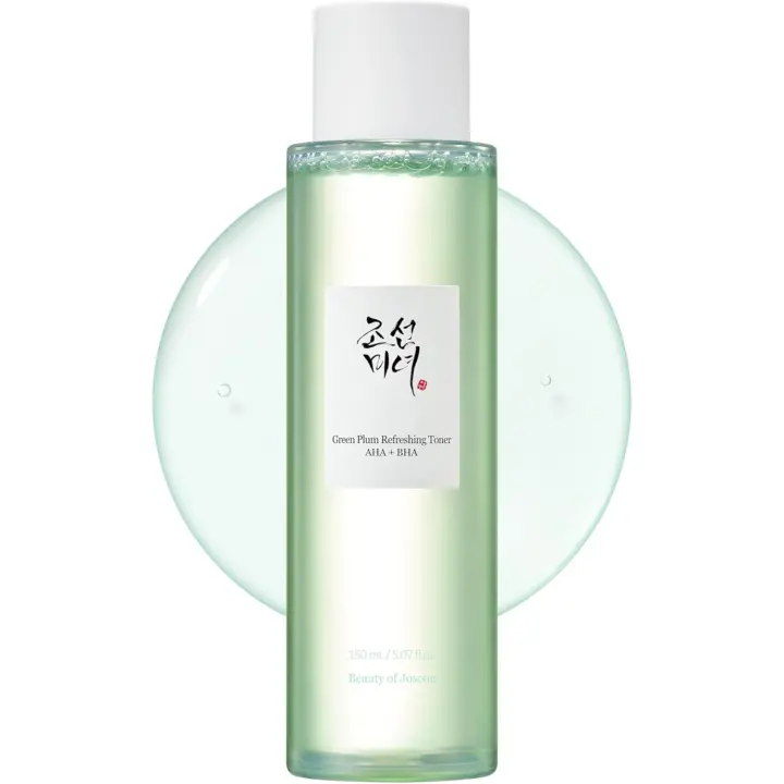 Beauty of Joseon Green Plum AHA BHA Tónico Esencia facial refrescante Hidratante Exfoliante suave Ácido salicílico Todo tipo, - 1