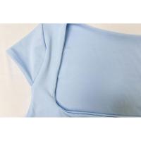 Novedad de verano, vestido elegante de manga con cuello cuadrado, vestido corto ajustado con realce del pecho - details 10