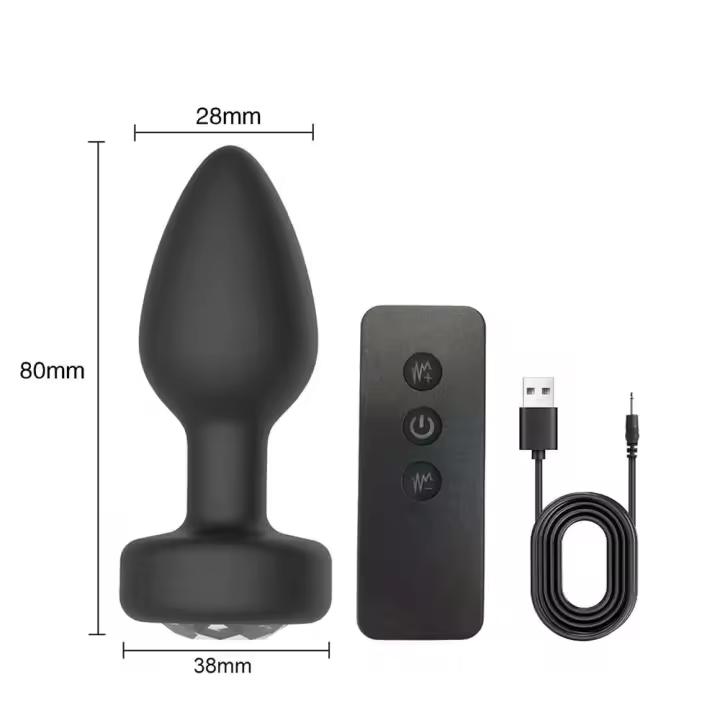 Vibrador Anal para hombres, tapón Anal, masajeador portátil, consolador con Control remoto inalámbrico, vibración sexual para juguetes para adultos masculinos - 1
