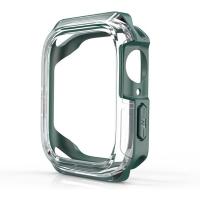 Cubierta protectora transparente para Apple Watch, marco híbrido de TPU PU, resistente a impactos, 1,6 pulgadas (41mm) - details 2