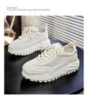 Zapatos De Malla Transpirable, Zapatillas De Plataforma De Realce De Lujo Ligero - details 9
