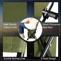 Banco de pesca desmontable, silla plegable portátil para acampar en la playa con bolsa refrigerada, respaldo ligero para exteriores - details 3