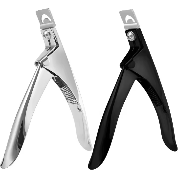 Scttomon Cortauñas de Acrílico Profesional Pareja Duradera de Acero Inoxidable con Recubrimiento de Titanio para Manicura y Pedicura Versátil - 1