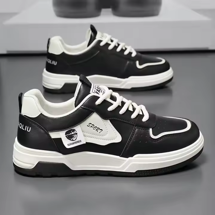 Zapatos Casuales de Verano 2024 para Hombres Zapatos Blancos Transpirables al Estilo Coreano - 1
