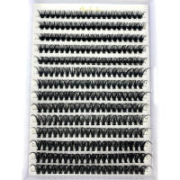 Pestañas Postizas Segregadas Tejidas DIY 40D 60D 80D Y 100D Gruesas Y Rápidas Extensión De Pestañas Material De Algodón Plástico - details 37