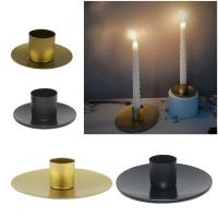 Soporte de Vela de Metal Exquisito Decoración de Mesa para Bodas, Fiestas, Festivales - details 0