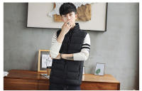 Chaleco a prueba de viento para hombre, chaqueta sin mangas, abrigo informal, algodón cálido, chaleco grueso, chaleco de invierno - details 1