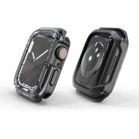 Cubierta protectora transparente para Apple Watch, marco híbrido de TPU PU, resistente a impactos, 1,6 pulgadas (41mm) - details 3