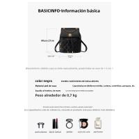 2025 nueva mochila para mujer, pequeña cadena de viento fragante, mochila con textura, bolsa de viaje para ir al trabajo, mochila pequeña - details 8